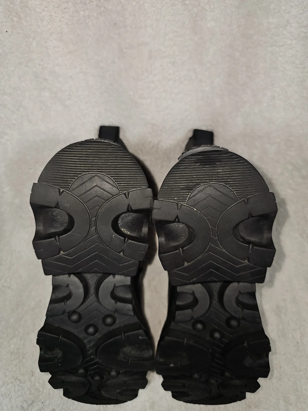 Sorel Black Leather Platform Chelsea Ankle Boots